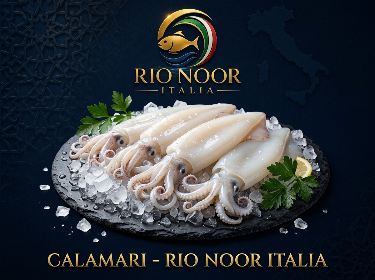 Fresh squid and calamari